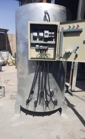 تصویر آبگرمکن صنعتی برقی ایستاده 2000 لیتری شوفاژ تجهیز 