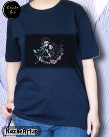 تصویر تیشرت طرح انیمه شیطان کش یا دمون اسلیر T shirt Anime Demon Slayer