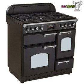 تصویر اجاق گاز دیجیتالی تاکنو مدل  Falcon_L_5B Takno stove, Falcon model, 5 flames, 4 ovens, steel surface