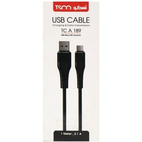 تصویر کابل تبدیل USB به microUSB تسکو مدل TCA 189 