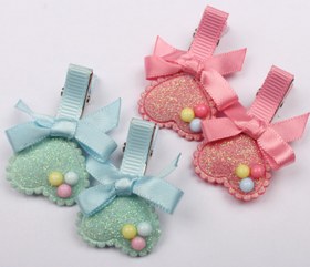 تصویر گل سر انبری قلب (2 عددی) 