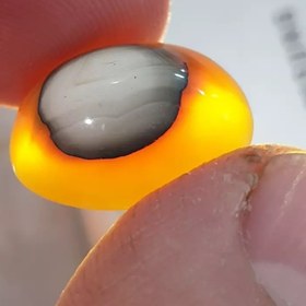 تصویر عقیق دوپوست آبدار زیبا خاص 