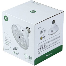 تصویر لامپ شارژی DP.LED Light LED-7033 E27 1.9W + ریموت کنترل DP.LED Light LED-7033 Rechargeable Lamp