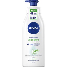 تصویر لوسیون بدن نیوآ، مدل آبرسان(آلوئه‌ورا) 48H، حجم 400 میلی‌لیتر Nivea Aloe & Hydration Body Lotion 400ml