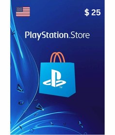 تصویر گیفت کارت 25 دلاری پلی استیشن Play Station آمریکا USA 