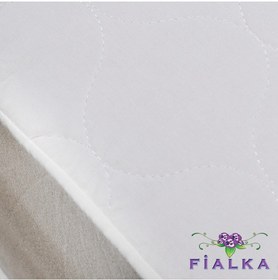 تصویر روکش تشک کشدار و دوخته شده سایز 100x200 تک نفره برند fialka Mattress Cover Quilted Fitted Elastic 100X200 Single