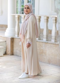 تصویر مانتو عبایی یاس سایز ۳۸ 