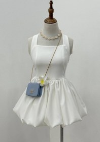 تصویر پیراهن پفی کوتاه 