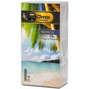 تصویر کاندوم CLIMAX مدل Tropical بسته 12 عددی ا CLIMAX Condom Tropical model, pack of 12 CLIMAX Condom Tropical model, pack of 12
