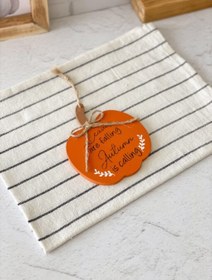 تصویر آویز چوبی کدو 