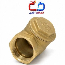 تصویر شیر یکطرفه کیز ایران سایز ۱/۲-۱ اینچ برنجی 