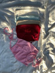 تصویر کراپ تاپ زنانه مدل پایین گره ای کد13 