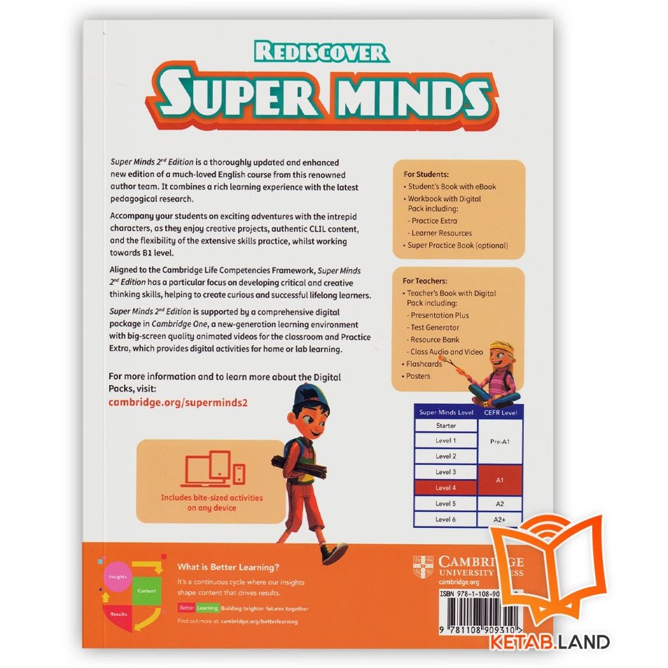 خرید و قیمت Super Minds 4 2nd ا کتاب آموزش زبان کودکان Super Minds Second  Edition Level 4 | ترب