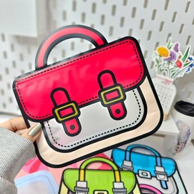 تصویر زیپ کیپ کیف دستی رنگی 