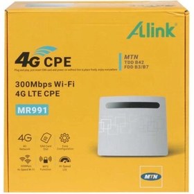 تصویر مودم سیم کارتی آنلاک رومیزی TD-LTE/4G Alink مدل mr991 Alink TD-LTE/4G mr991