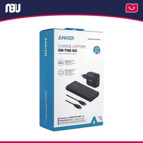 تصویر پاوربانک 26800 میلی آمپر انکر مدل B1376 PowerPort III Mini 30W به همراه کابل شارژ و آداپتور 45 وات 