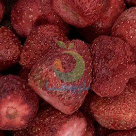 تصویر توت فرنگی خشک پفکی 