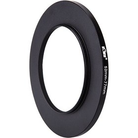 تصویر آداپتور افزایشی فیلتر کی وی مدل 52mm-77mm 