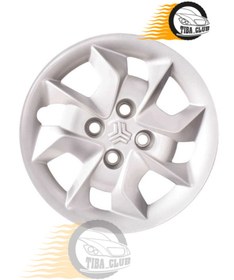 تصویر قالپاق چرخ ابویی مدل silver سایز 14 اینچ مناسب برای ساینا کوییک 
