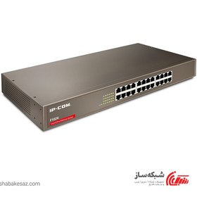 تصویر سوئیچ 24 پورت آی پی کام IP-COM F1024 IP-COM Switch 24 Port Fast Ethernet F1024