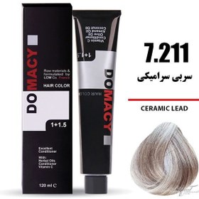تصویر رنگ موی دوماسی شماره 7.211 حجم ۱۲۰ میلی لیتر سربی سرامیکی 