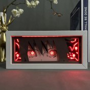 تصویر تابلو لایت باکس انیمه ای شارینگان ساسکه ناروتو | Naruto Sasuke Sharinngan Light Box 