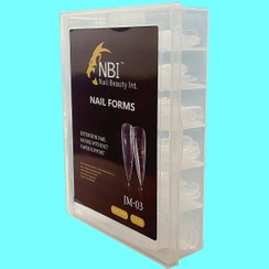 تصویر قالب کاشت ناخن ان بی آی مدل کوپر بسته ۱۲۰ عددی 