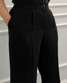 تصویر شلوار بگ مشکی - سایز Black pants