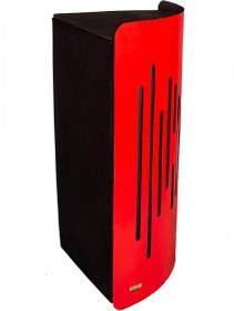 تصویر باس ترپ Wave Wood Round RED 