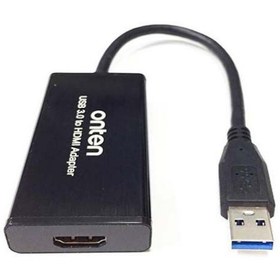 تصویر تبدیل اونتن USB به HDMI مدل ONTEN USB 3.0 To HDMI Adapter Converter OTN-5202 