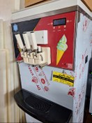 تصویر دستگاه بستنی قیفی هلیلیت لبه رنگی سوپاپی اینورتر دار مدل راین ۱۴۰۰ تک فاز 