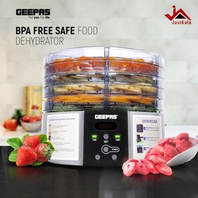 تصویر میوه خشک کن جی پاس مدل GDF63013 DIGIYAL FOOD DEHYDRATOR GEEPAS GDF63013