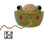 تصویر جا کاموایی فانتزی قورباغه 