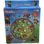 تصویر اسباب بازی ماهیگیری موزیکال با ۴ قلاب 