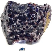 تصویر ابسیدین سرخ دانه برفی نمونه استثنایی و اصل و معدنی S1716 