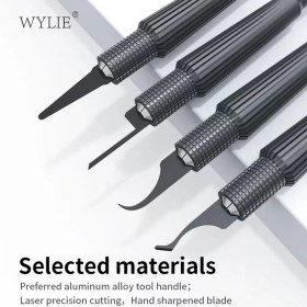 تصویر ست تیغ و دسته تیغ WYLIE WL-365 