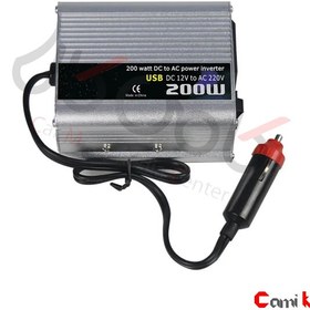 تصویر اینورتر برق خودرو 200 وات - Power Inverter 200 watt Powe Inverter 200 watt