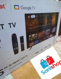 تصویر تلویزیون استارست ۵۵ دو گیرنده اسمارت 4k مدل sv-el55t2s2g Tv starsat 55 smart 4k android model/sv-el55t2s2g