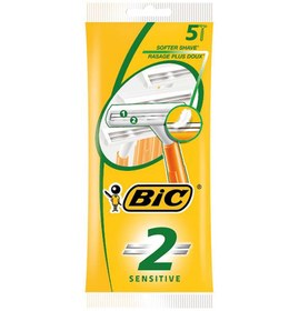 تصویر تيغ اصلاح دو تيغه پوست حساس بیک bic razor
