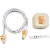 تصویر محافظ شارژر ۲۰ وات اپل طرح خرسی 