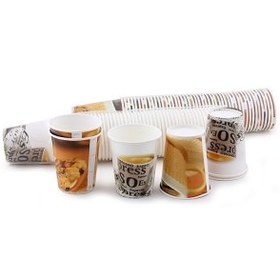 تصویر لیوان 220 سی سی یکبار مصرف کاغذی بهکام در بسته 50 عددی Behkam Disposable Paper Cup Pack of 50