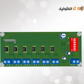 تصویر پروژه ساخت مدار فلاشر 6 کانال تابلو ال ای دی 