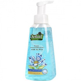 تصویر مایع دستشویی فوم آبی 500 میل صحت Sehat Blue Foam Handwashing Liquid 500ml