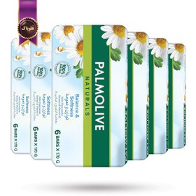 تصویر 6 بسته صابون پالمولیو Palmolive مدل تعادل و نرمی Balance & Softness پک 6تایی (اورجینال) 