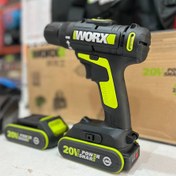 تصویر دریل شارژی 20 ولت ورکس مدل WU172 Works cordless drill WU172