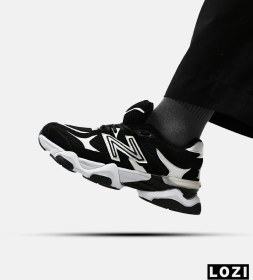 تصویر کتانی نیو بالانس 9060 مردانه سایز ۴۰ تا ۴۵ با رنگ طوسی و سفید 