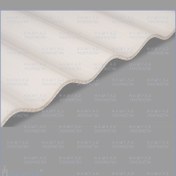 تصویر ورق پلی کربنات سینوسی ۴ میلی متر شیری 