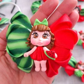 تصویر گیره مو و تل یلدایی 