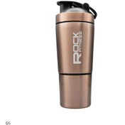 تصویر شیکر استیل ROCK FITNESS ظرفیت 600ML 