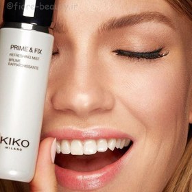 تصویر اسپری دو منظوره پرایمر و فیکساتور کیکو میلانو Prime &amp; fix refreshing mist Kiko Milano 